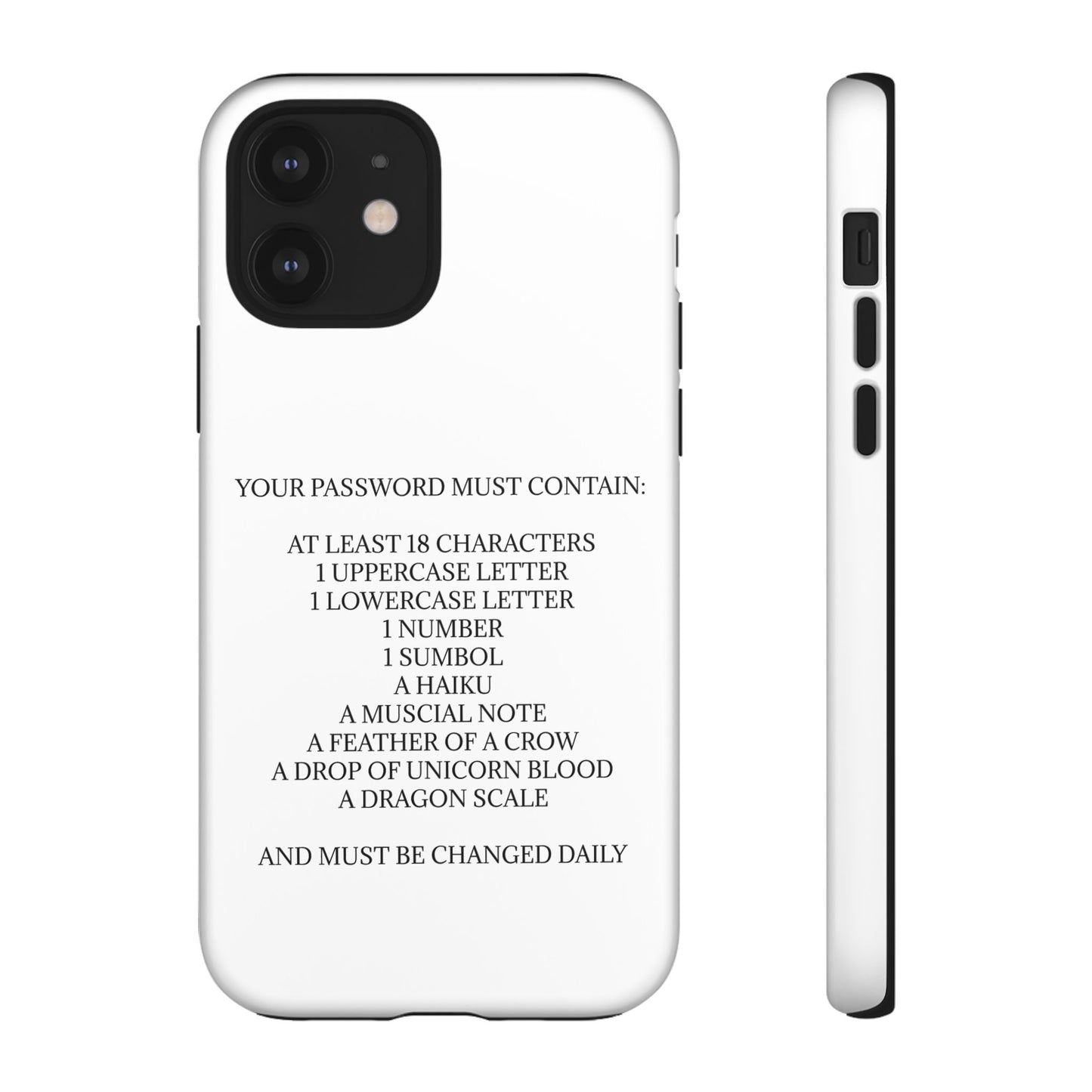 Password iPhone Case