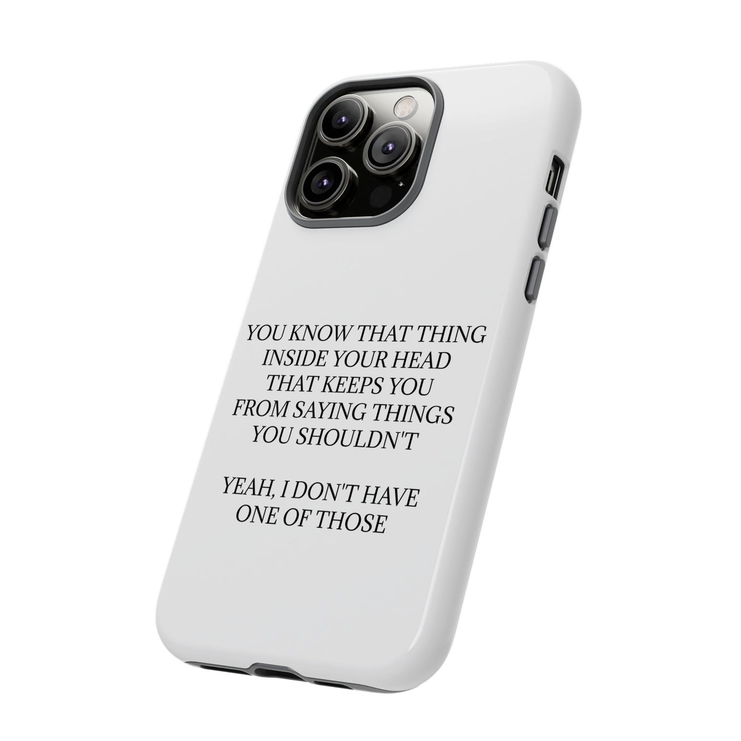 No Filter iPhone Case