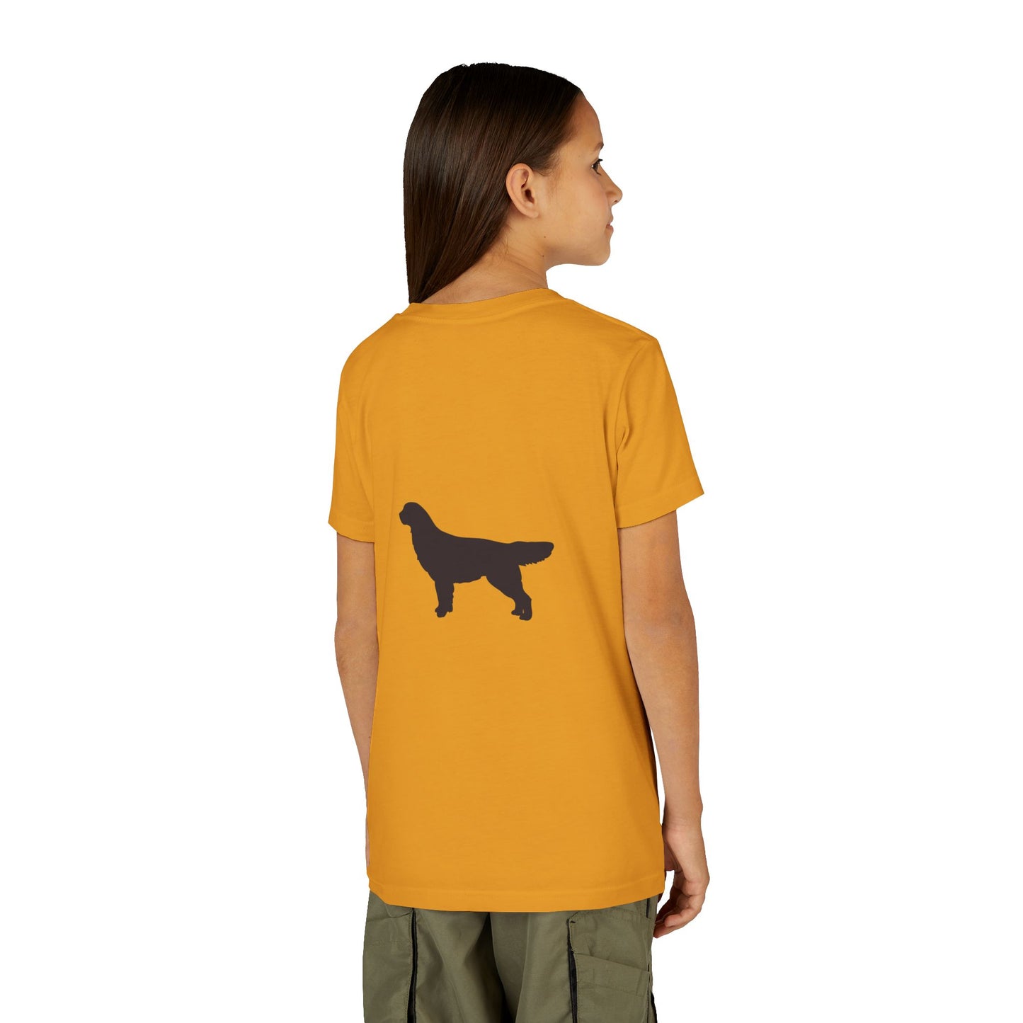 Golden Silhouette Youth Unisex Short Sleeve Crewneck Tee