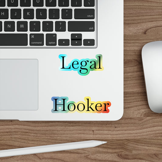Legal H**ker Holographic Sticker