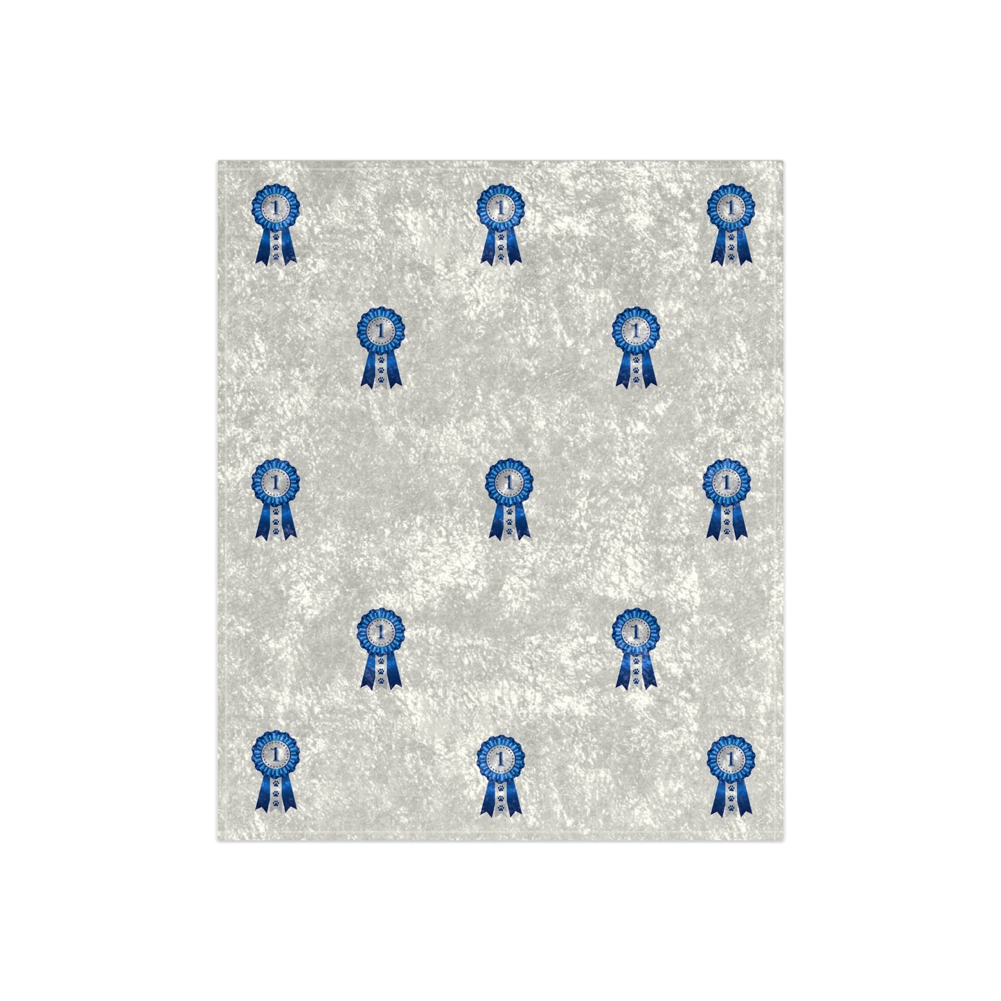Show Ribbon Crushed Velvet Blanket