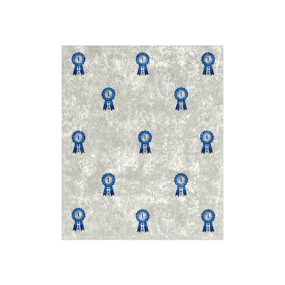 Show Ribbon Crushed Velvet Blanket