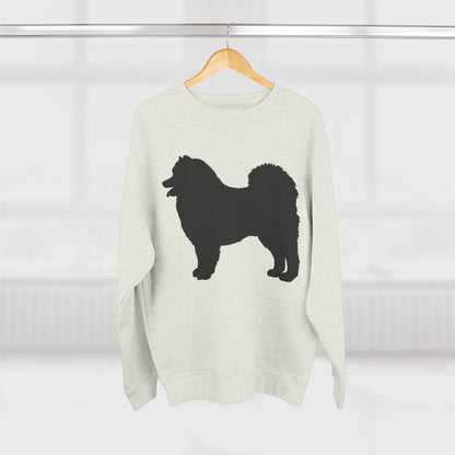 Samoyed Silhouette Unisex Crewneck Sweatshirt