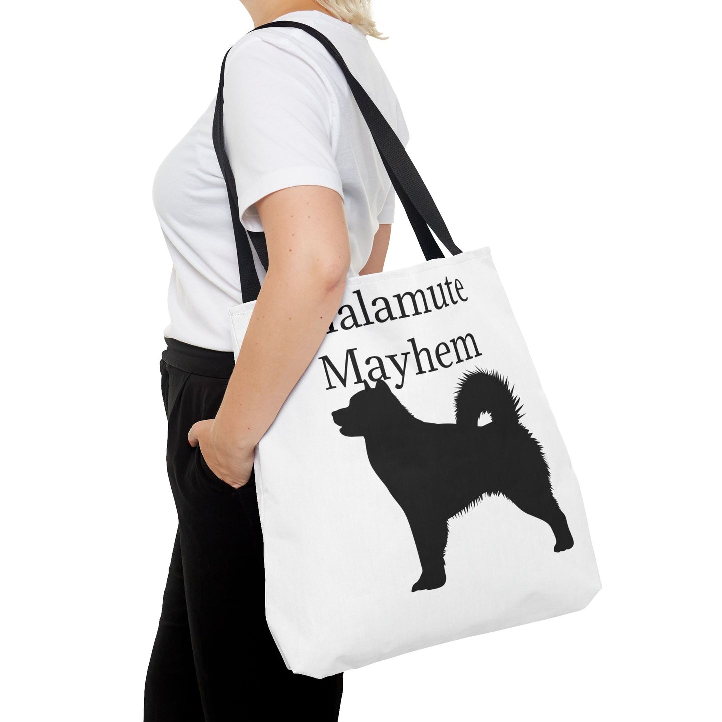 Malamute Mayhem Tote Bag