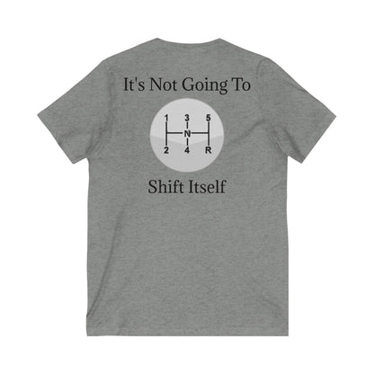 Shift Itself Unisex Short Sleeve V-Neck Tee