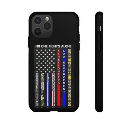 No One Fights Alone iPhone Case