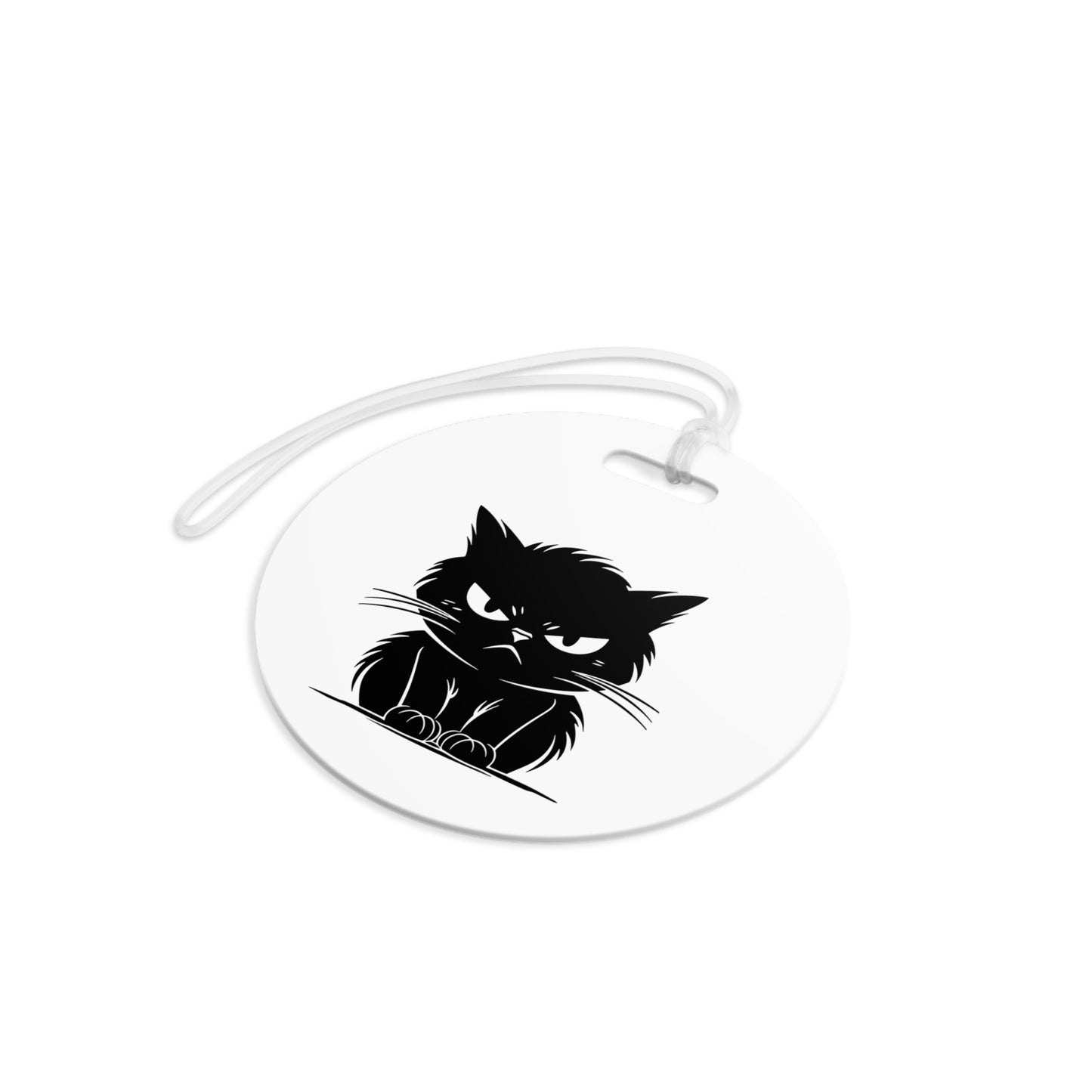 Angry Cat Luggage Tag