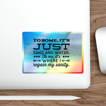 Dr. Beach Holographic Sticker