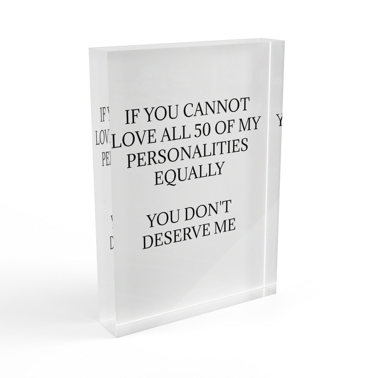 50 Personalities Acrylic Photo Block