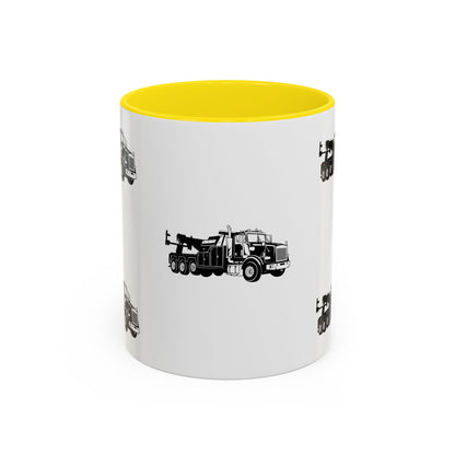 Heavy Tow Truck 2-Tone Coffee Mug
