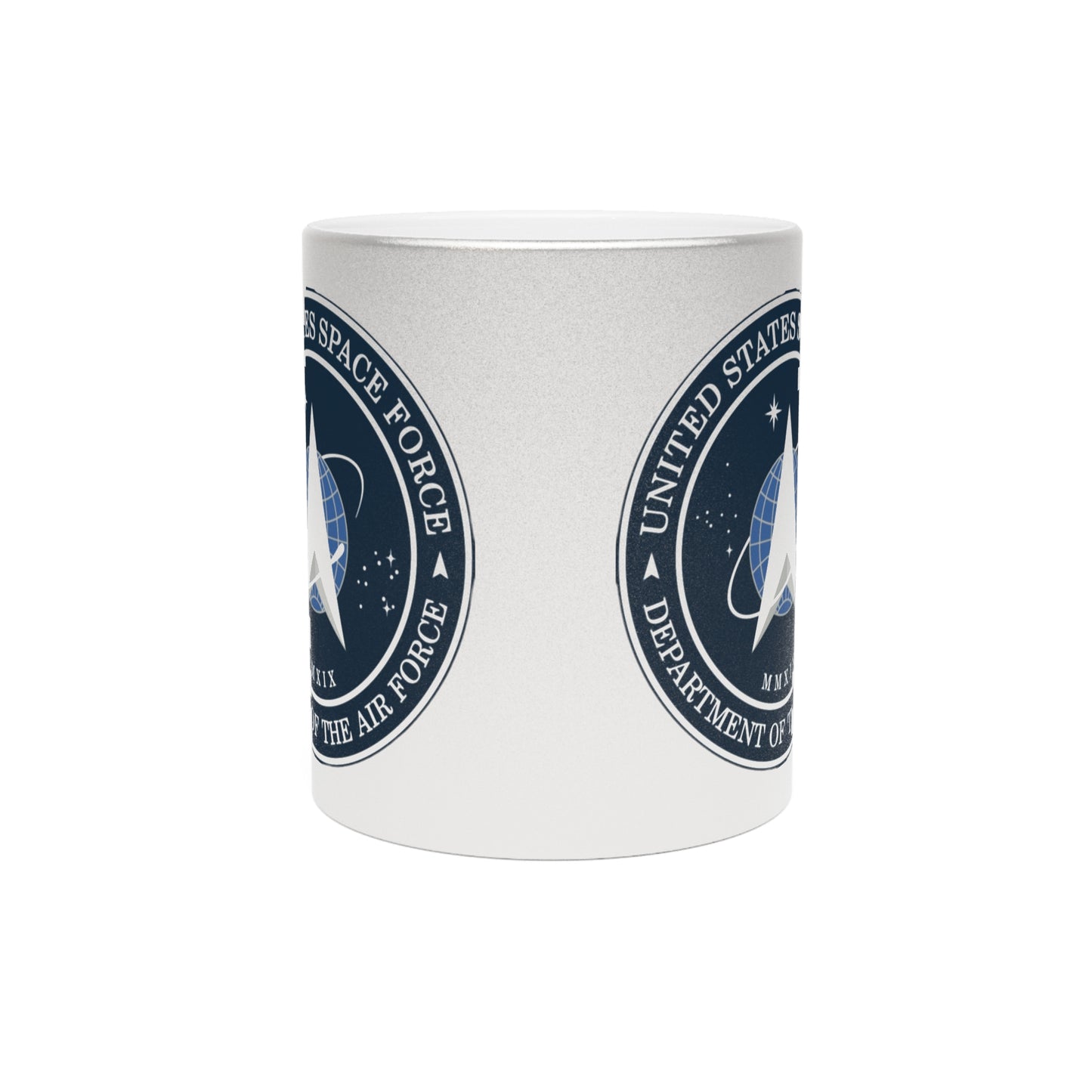 US Space Force Metallic Coffee Mug