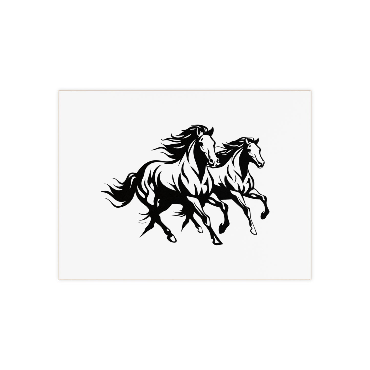Horsin' Around Ceramic Photo Tile