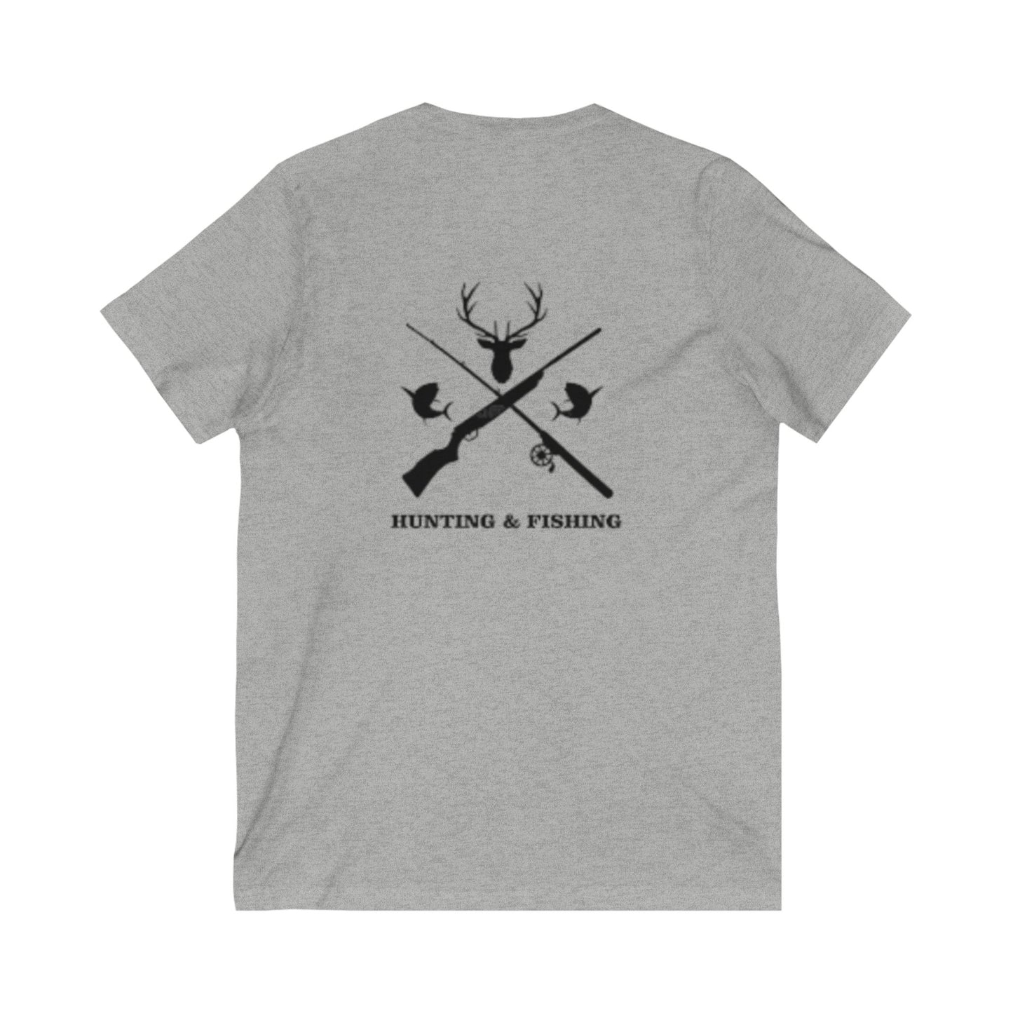 Hunting/Fishing Unisex Short Sleeve V-Neck Tee