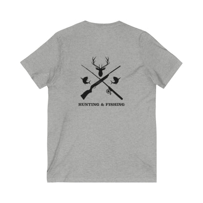 Hunting/Fishing Unisex Short Sleeve V-Neck Tee