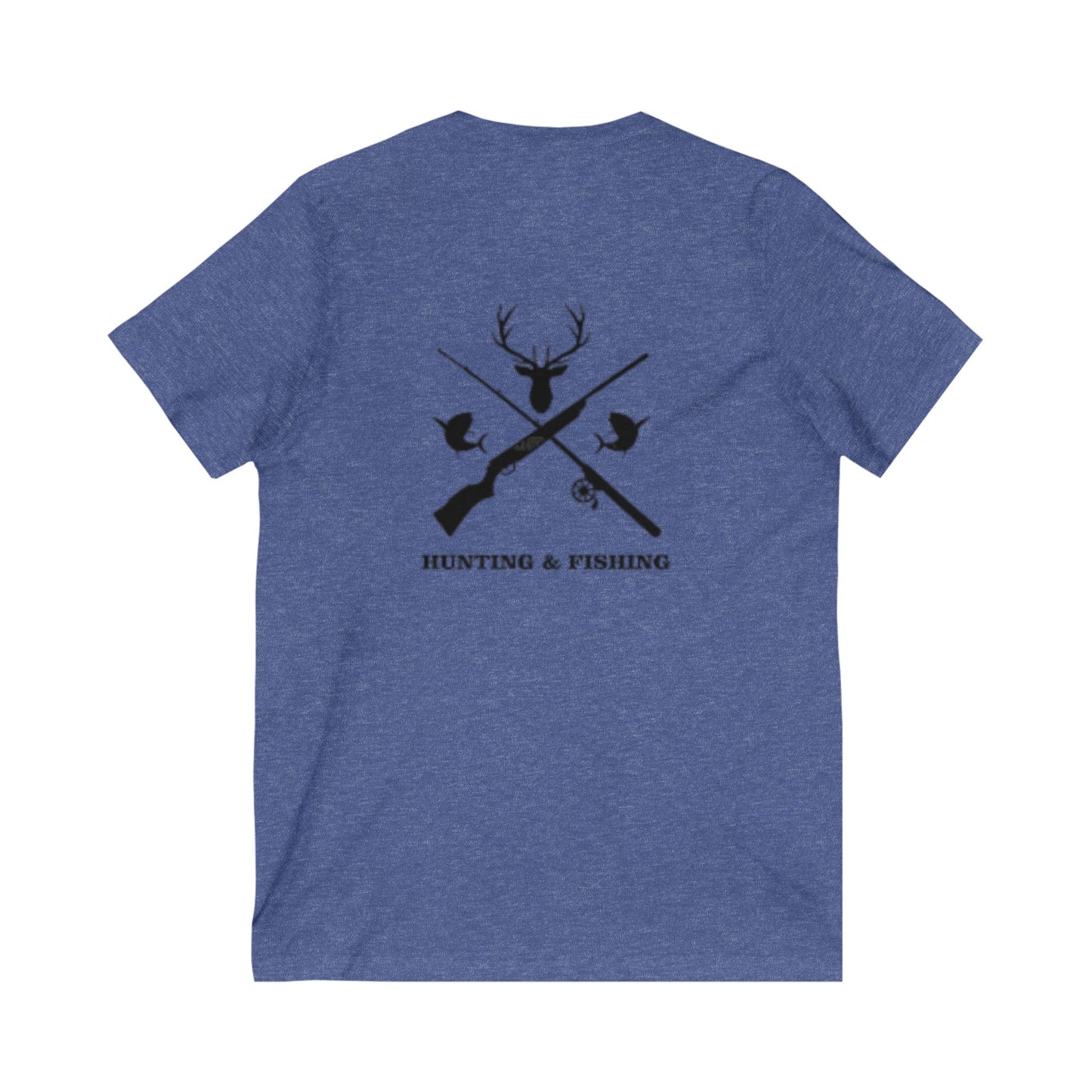 Hunting/Fishing Unisex Short Sleeve V-Neck Tee