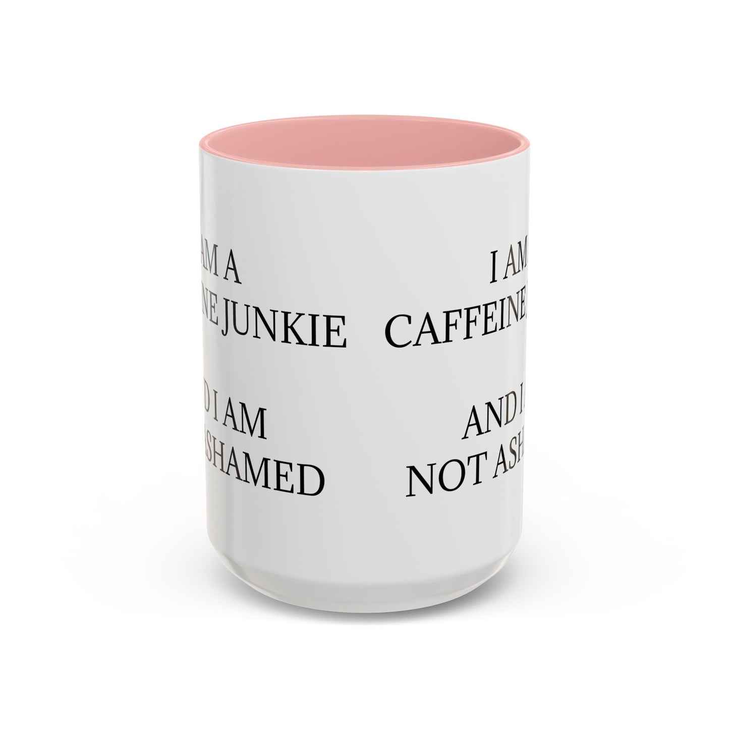 Caffeine Junkie 2-Tone Coffee Mug