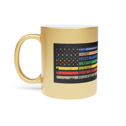 First Responder Metallic Coffee Mug
