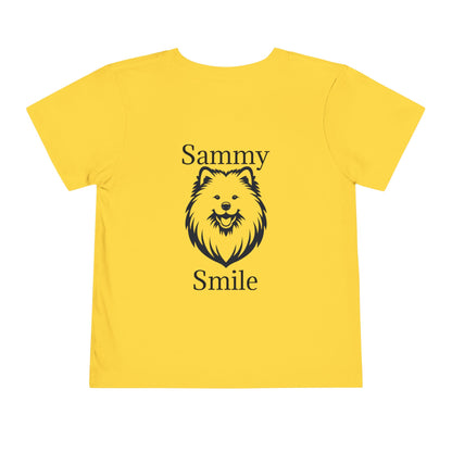 Sammy Smile Toddler Unisex Short Sleeve Crewneck Tee