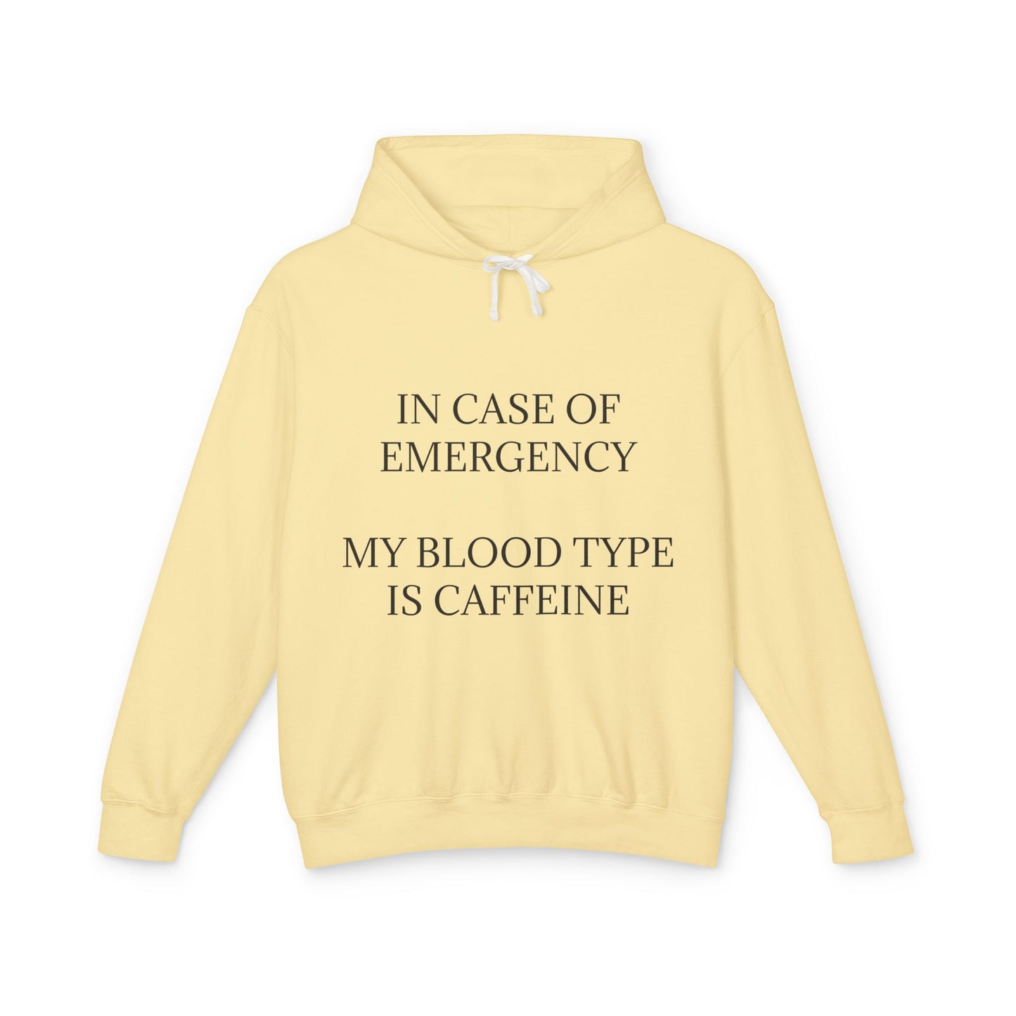Blood Type Unisex Lightweight Hoodie