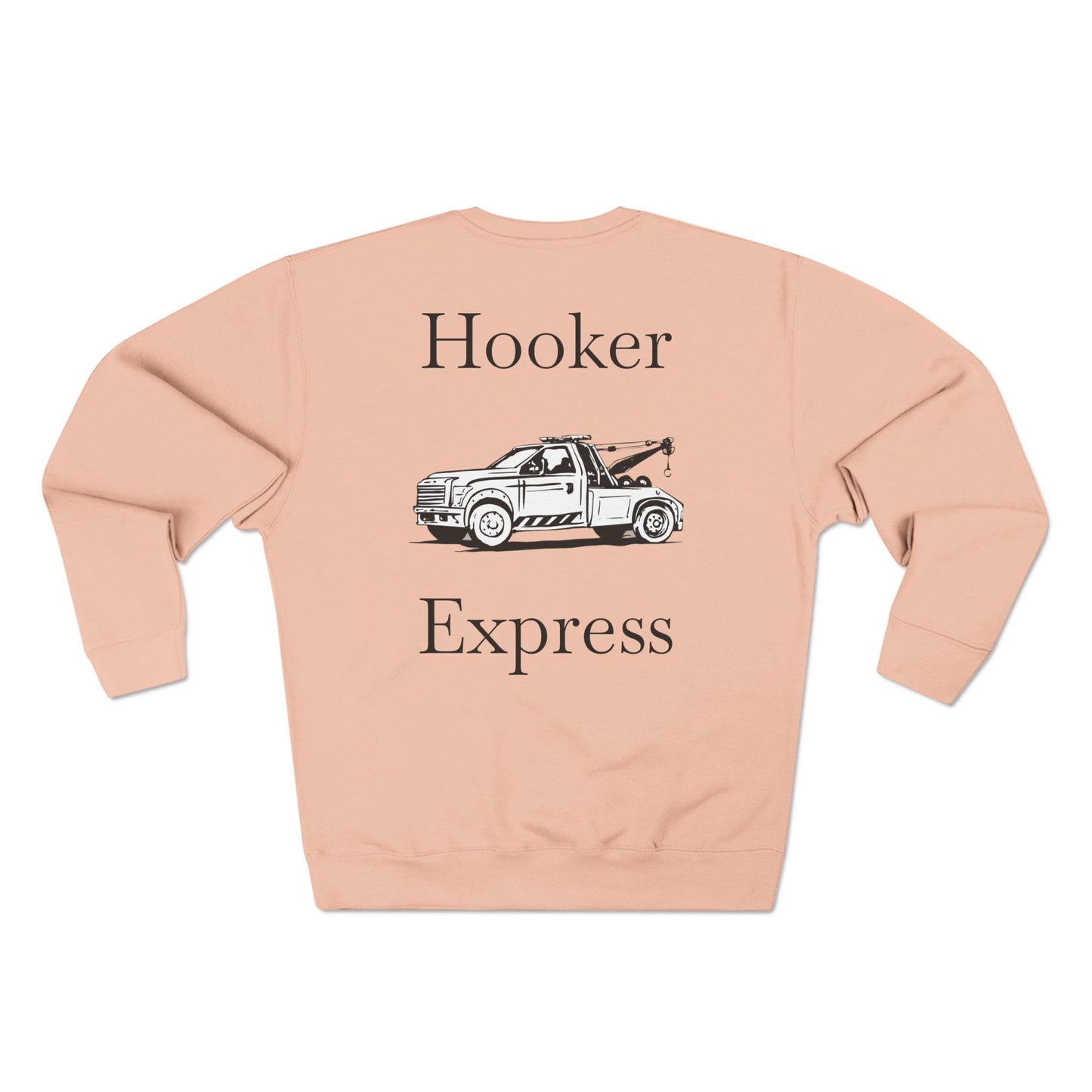 H**ker Express Wheel Lift Tow Truck Unisex Crewneck Sweatshirt