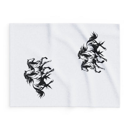 Horsin' Around Arctic Fleece Blanket