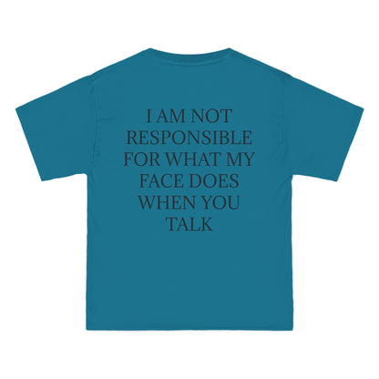 When You Talk Men's Short-Sleeve Crewneck Tee