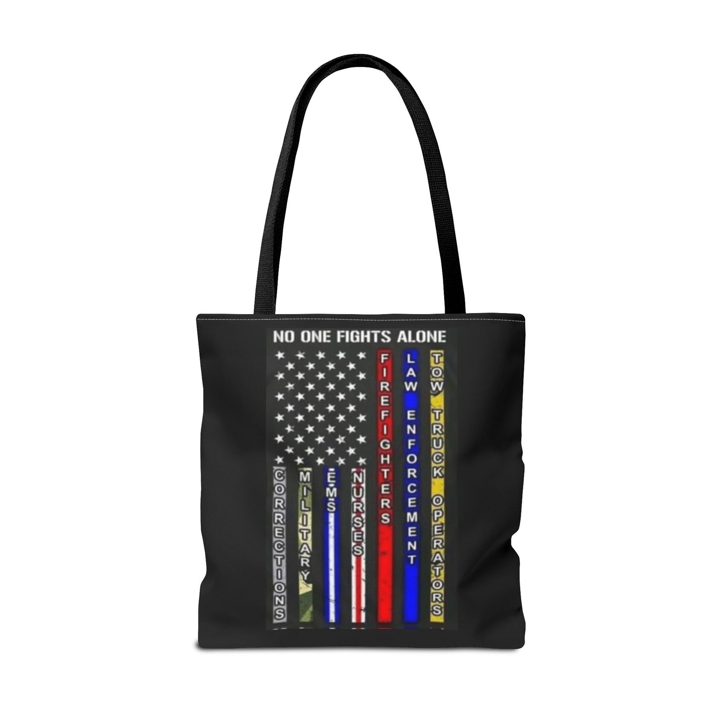 No One Fights Alone Tote Bag