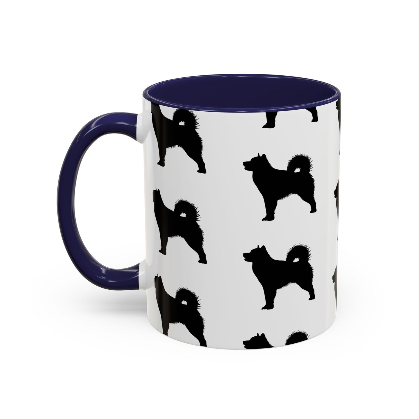 Malamute Silhouette 2-Tone Coffee Mug