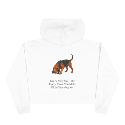 Tracking You Women's Crop Hoodie