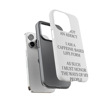 Not An Addict iPhone Case