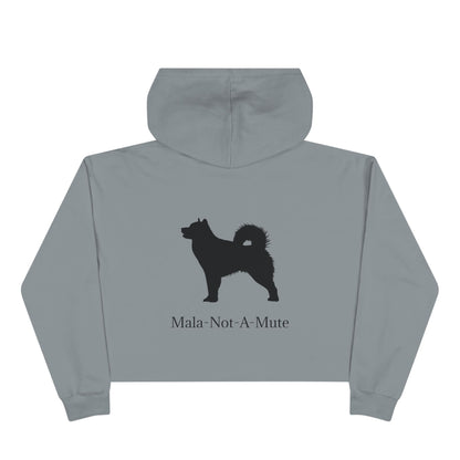 Mala-Not-A-Mute Women's Crop Hoodie