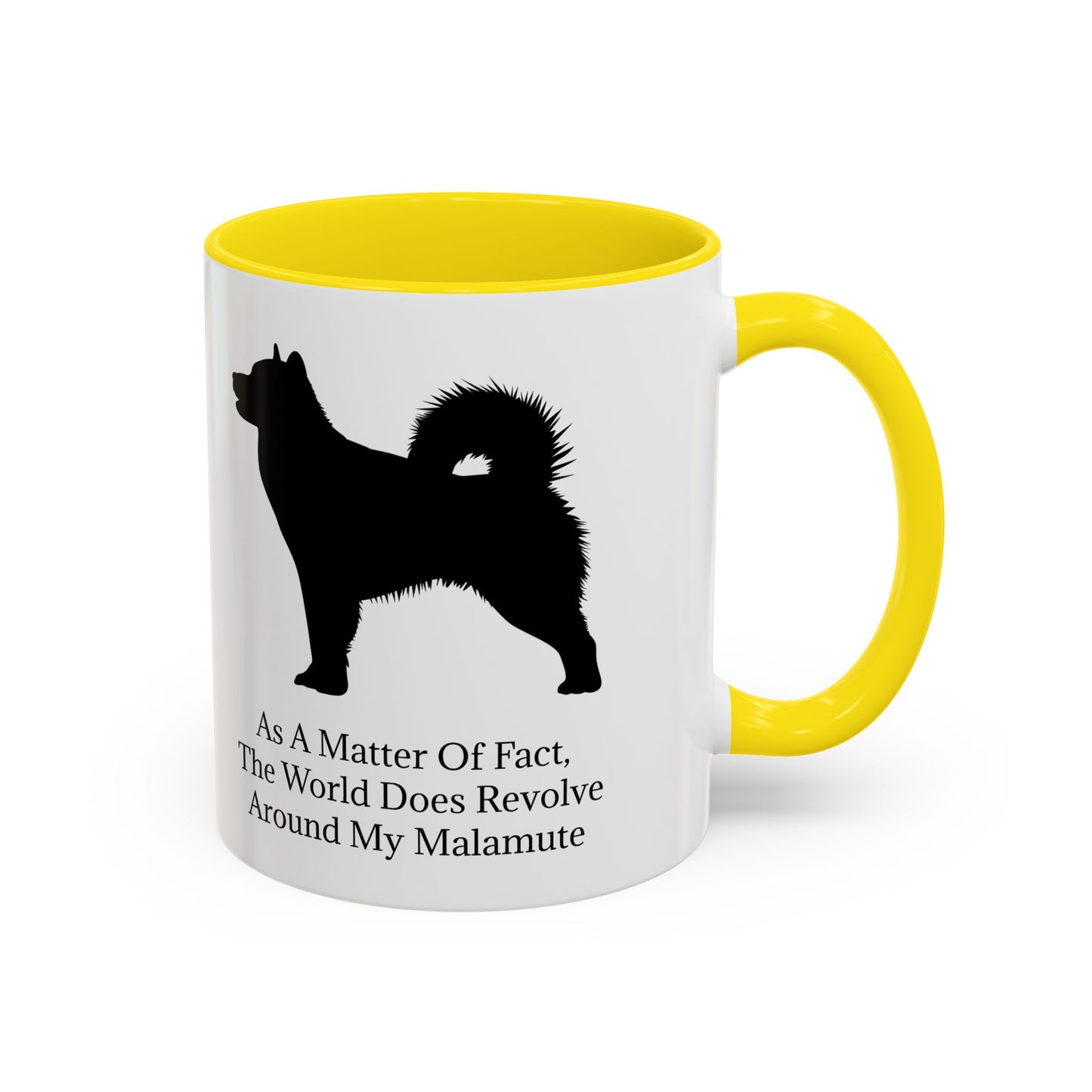 Matter Of Fact Malamute 2-Tone Coffee Mug