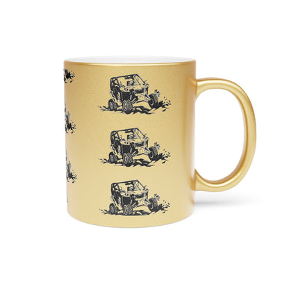 Slingin' Mud Side By Side Metallic Coffee Mug