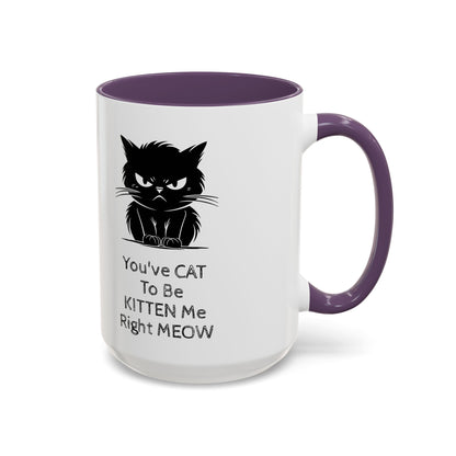 Kitten Me 2-Tone Coffee Mug