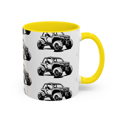 Off The Beaten Path Side By Side 2-Tone Coffee Mug