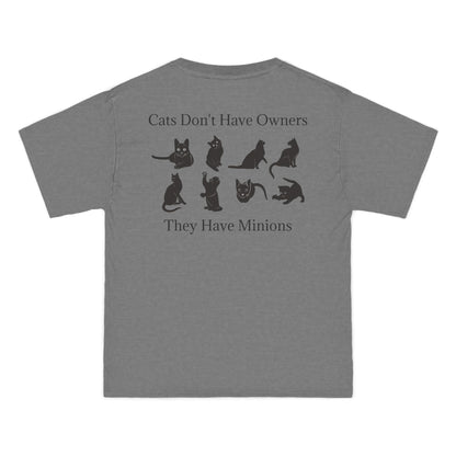 Cat Minions Men's Short-Sleeve Crewneck Tee