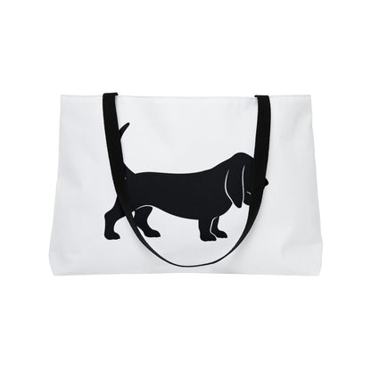 Basset Hound Silhouette Weekender Tote Bag