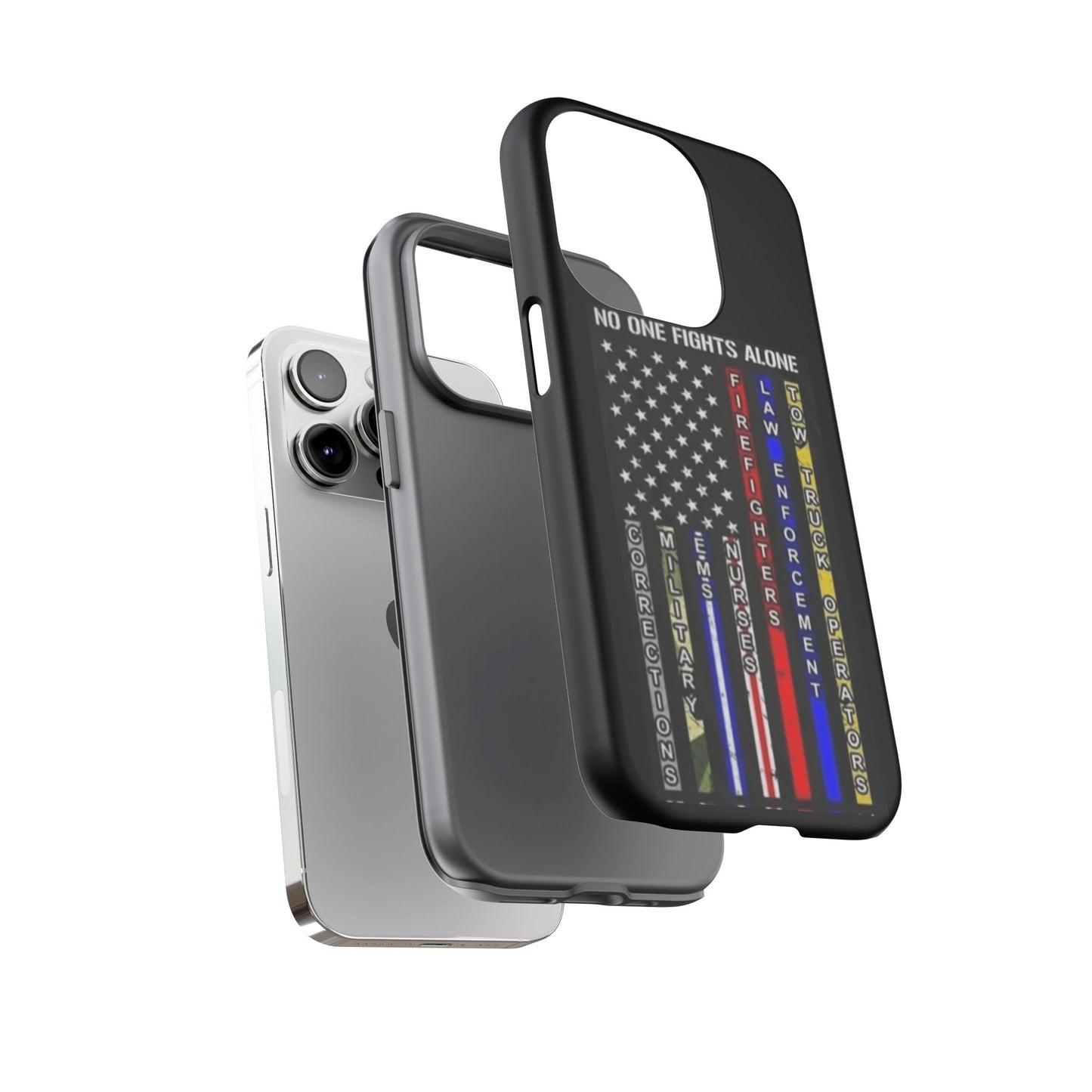 No One Fights Alone iPhone Case