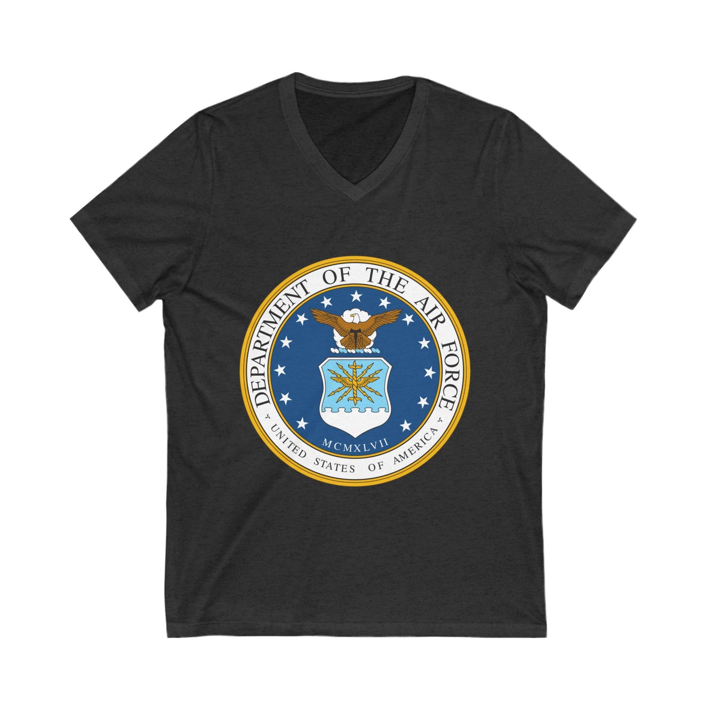 US Air Force Unisex Short Sleeve V-Neck Tee