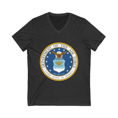 US Air Force Unisex Short Sleeve V-Neck Tee