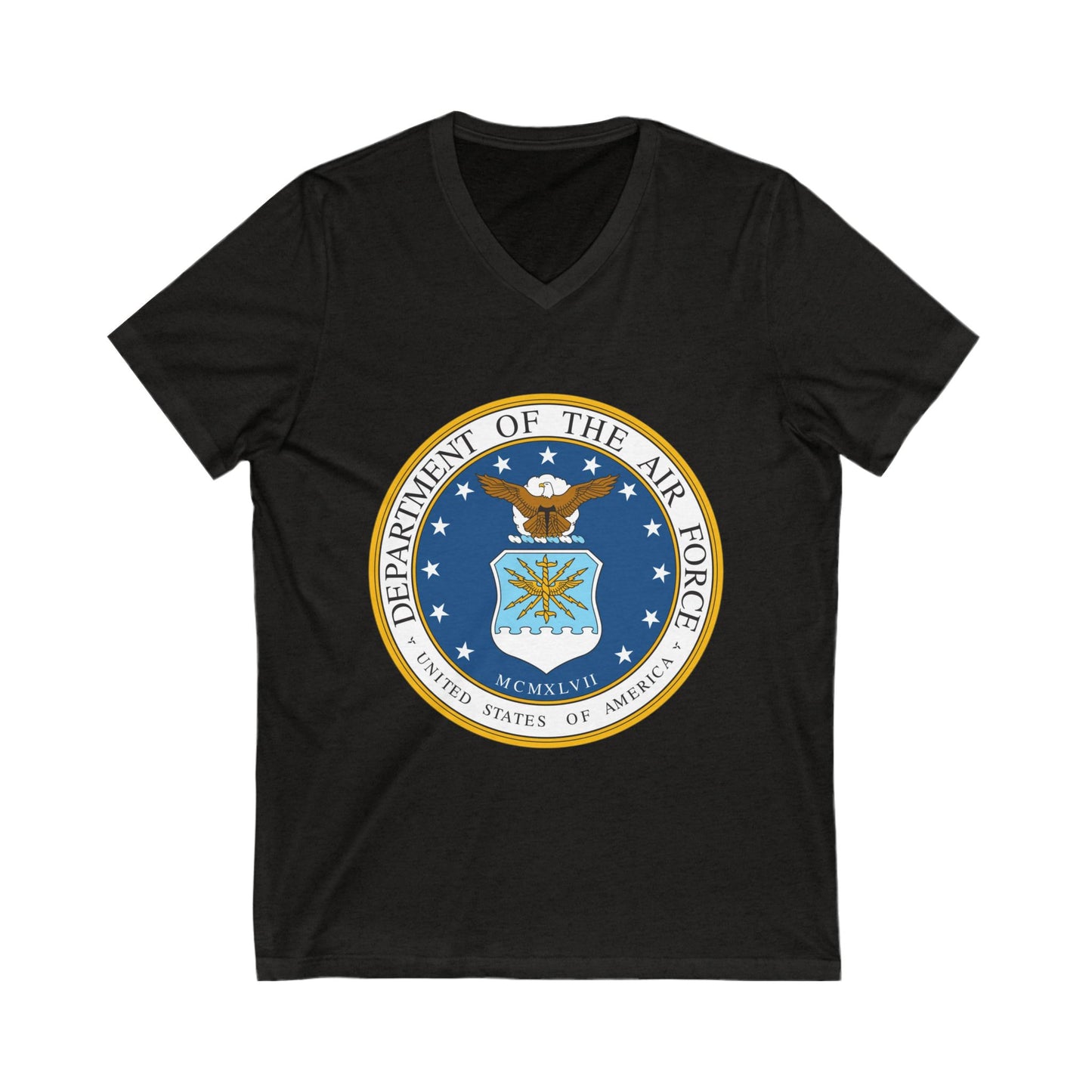 US Air Force Unisex Short Sleeve V-Neck Tee