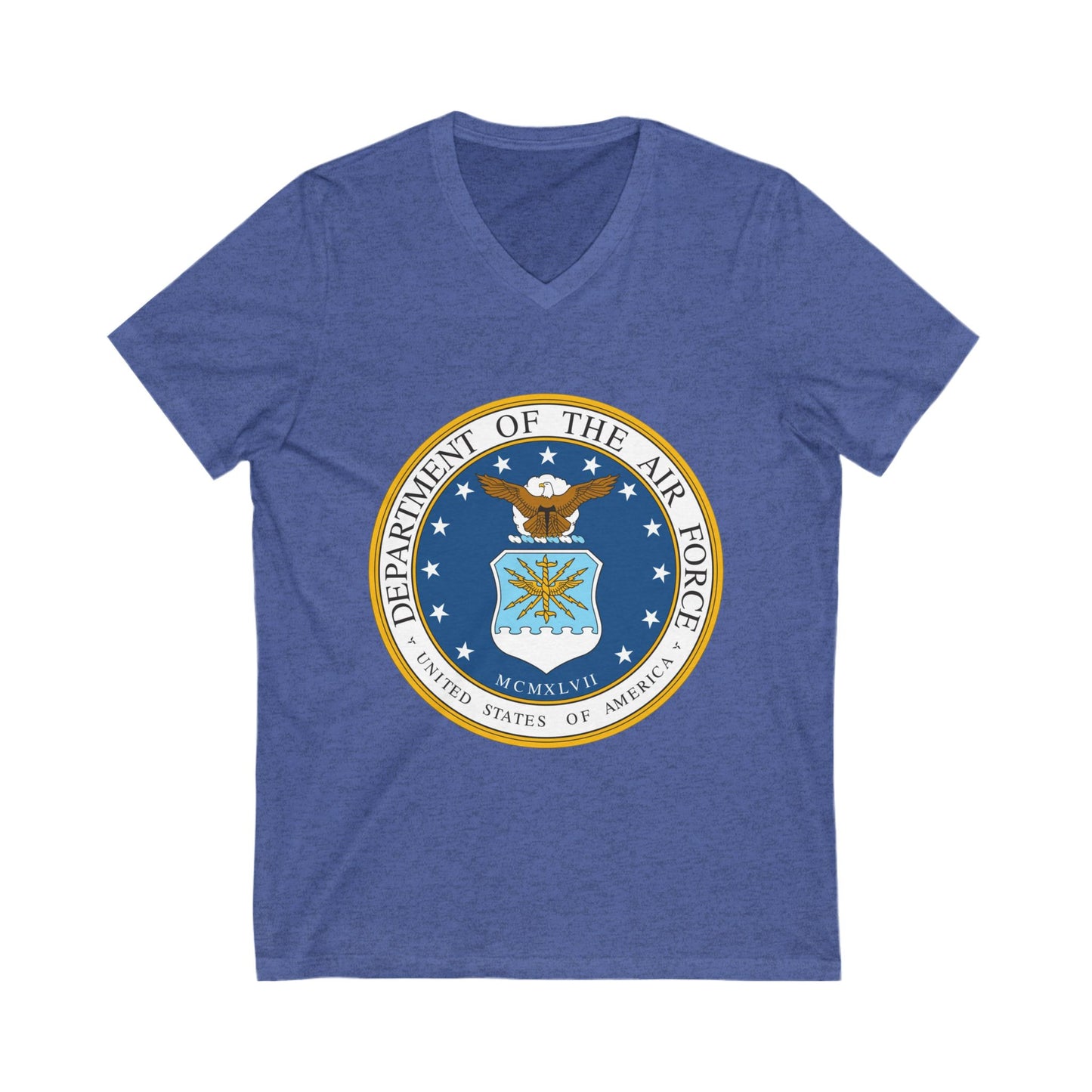 US Air Force Unisex Short Sleeve V-Neck Tee