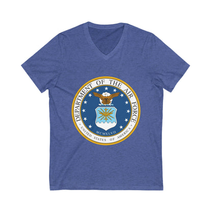 US Air Force Unisex Short Sleeve V-Neck Tee