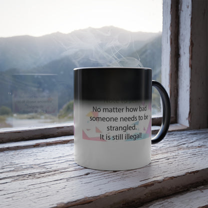 Note To Self Color Changing Mug