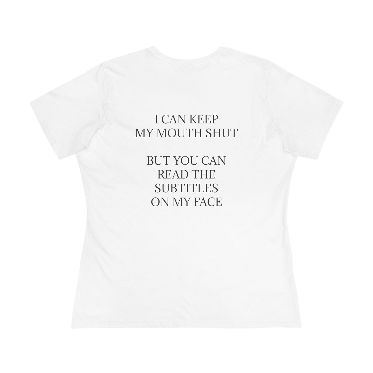 Subtitles Women's Short Sleeve Crewneck Tee