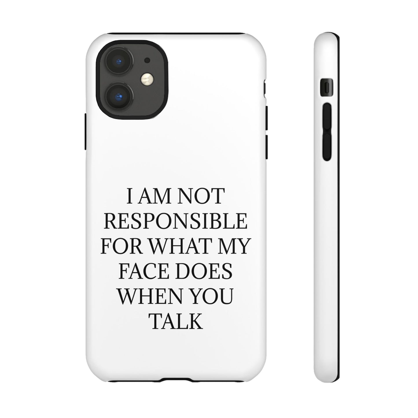 When You Talk iPhone Case
