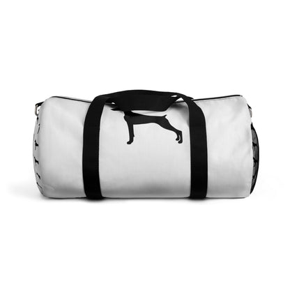 Doberman Silhouette Duffel Bag