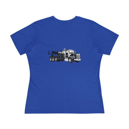 Heavy Tow Truck Women's Short Sleeve Crewneck Tee