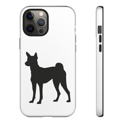 Basenji Silhouette iPhone Case