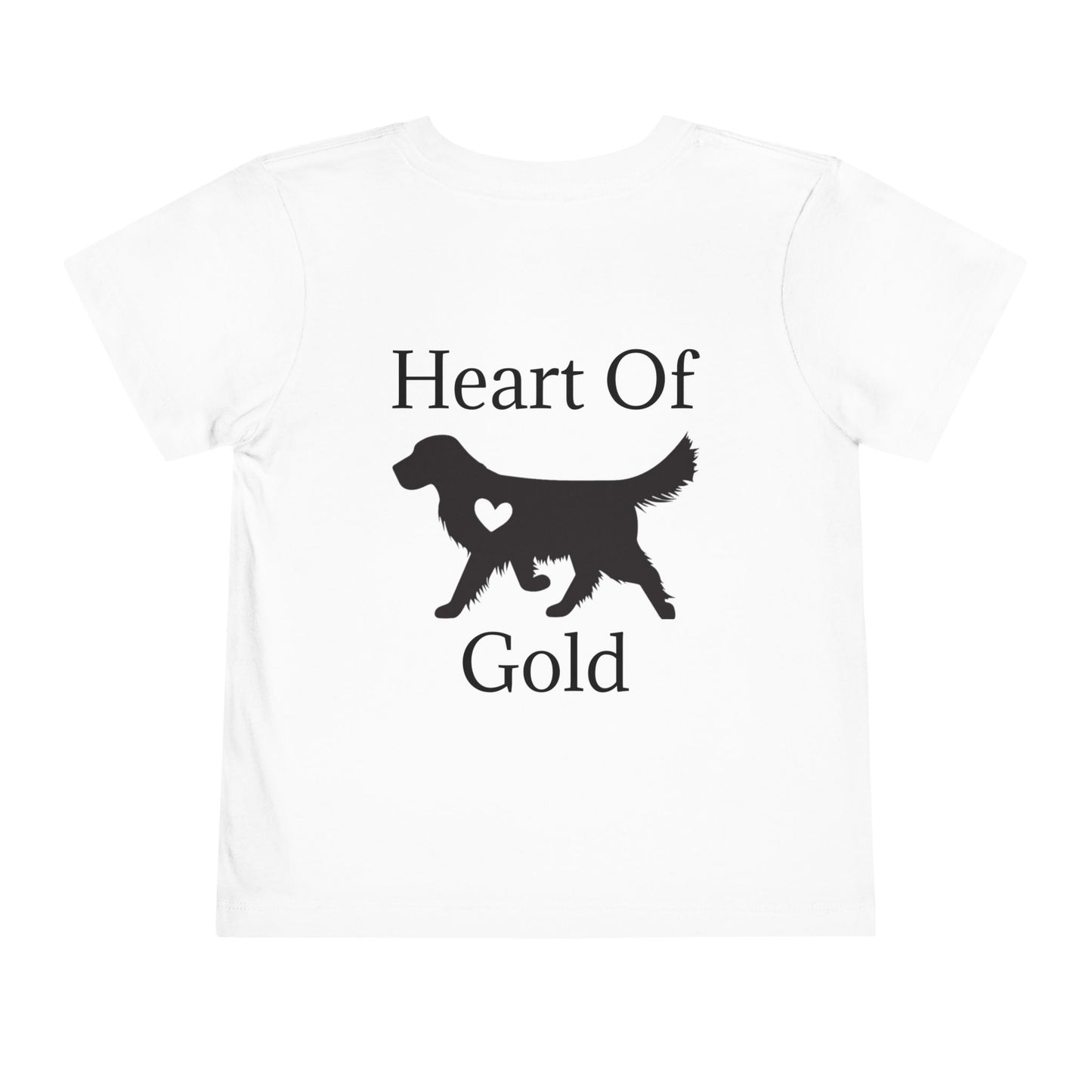 Heart Of Gold Toddler Unisex Short Sleeve Crewneck Tee